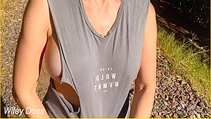 Wifey Struts Her Stuff In A Ripped Shirt