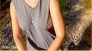 Wifey Struts Her Stuff In A Ripped Shirt