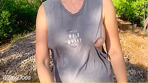 Wifey Struts Her Stuff In A Ripped Shirt