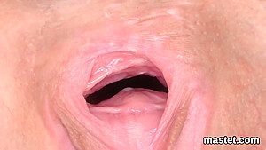 Wonderful Czech Bombshell Is Stretching Shaved Hole