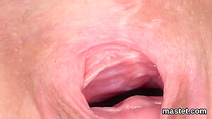 Wonderful Czech Bombshell Is Stretching Shaved Hole