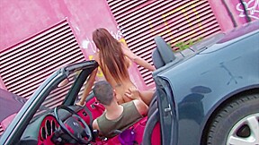 Workshop Guy Help Her With Car And Pussy - FemdomSex