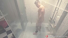 YOSHIKAWASAKIXXX - Muscle Asian Hunk Rio Masturbates Solo