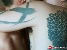 YOSHIKAWASAKIXXX - Tantan Evan And Yoshi Kawasaki Bareback