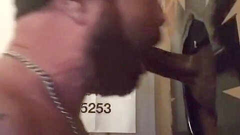 Young Black Dick Serviced Philadelphia Gloryhole