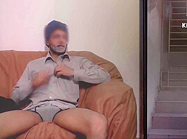 Young Boy In Old Man Shows His Huge Dick To