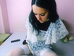 Young Girl In School Uniform Fingering Pussy