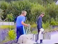 Young Norwegian beauty's home video