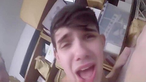 Young Straight Twink Fucked Gay Officer Caught Graffiting
