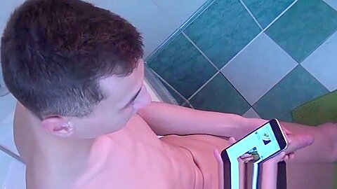 Young gay guy enjoys massage before his ass is fingerfucked