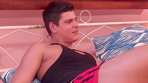 Young gay guy enjoys massage before his ass is fingerfucked