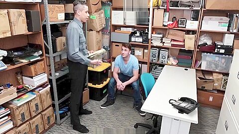 YoungPerps - Hot Security Guard Unlawfully Plows A Perp’s Tight Asshole