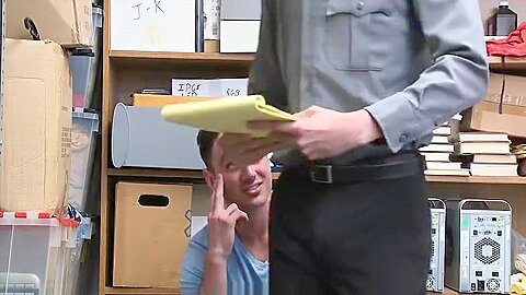 YoungPerps - Hot Security Guard Unlawfully Plows A Perp’s Tight Asshole