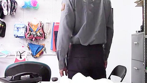 YoungPerps - Russian Jewelry Thief Gets His Asshole Pounded By A Horny Security Guard