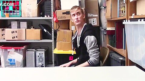 YoungPerps - Straight boy tricked into getting fucked by mall cop