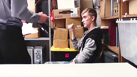 YoungPerps - Straight boy tricked into getting fucked by mall cop
