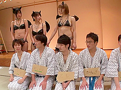 Yuka Osawa, Natsumi Horiguchi, Uta Kohaku, Saki Hatsuki in Moodyz Fan Appreciation Bus Tour 2012 2 3