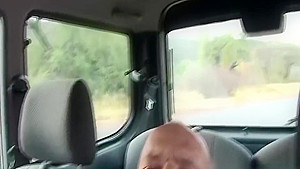 african babe picked up for outdoor fuck