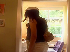bet porn on telegr -Sexy Brunette Euro Babe Enjoys Getting Laid On The Leather
