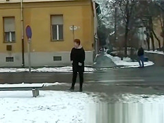 crazy girls peeing in public
