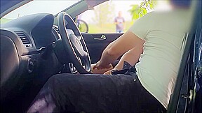 dogging de sa femme dans la voiture