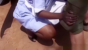 extreme fuck orgy with african babe