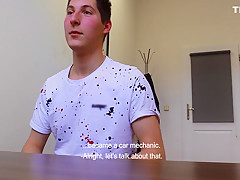 free porn  q -Uncut Cock Twink Cums During Bareback Anal