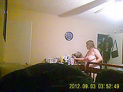 friends wife caught in room changing