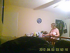 friends wife caught in room changing
