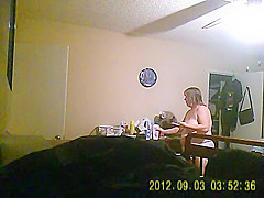 friends wife caught in room changing