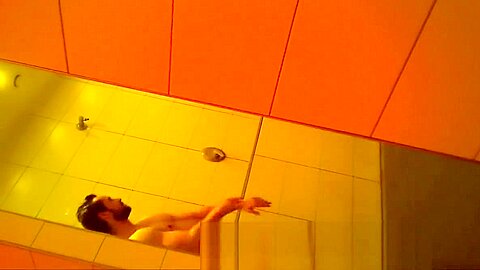 gym showers caught 21 sexy young friends