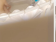 in shower