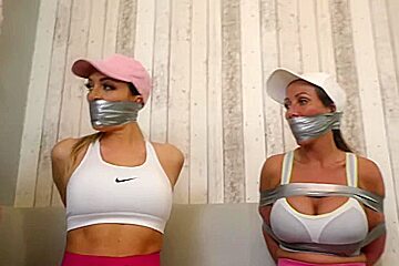 jenna and lucy taped up