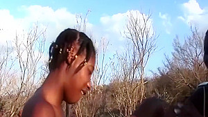 outdoor african safari orgy