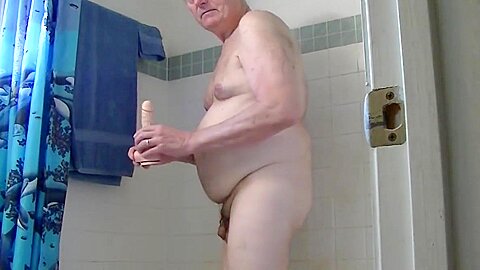 rob12953, showering, dildos, stroking