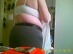spied milf caught in her underwear