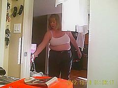 spied milf caught in her underwear