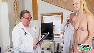 teen 18+ Pussy Exam By Two Old Doctors With Ariela Donovan, Tall Blonde And Piper Fawn
