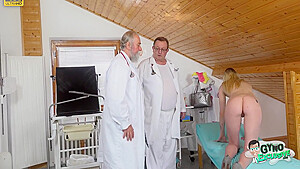 teen 18+ Pussy Exam By Two Old Doctors With Ariela Donovan, Tall Blonde And Piper Fawn