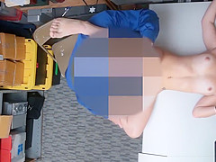 teen 18+ Shoplifter Fucked While Step dad Watches