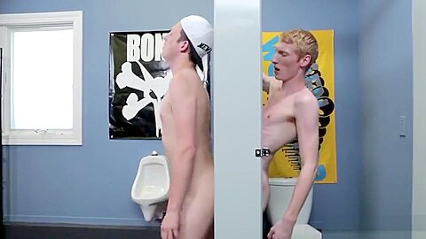 teen 18+ eats gloryhole dick then fucks tight ass