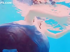 teen 18+ girl Avenna is swimming HQ