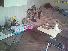 yer nude masturbation in front of